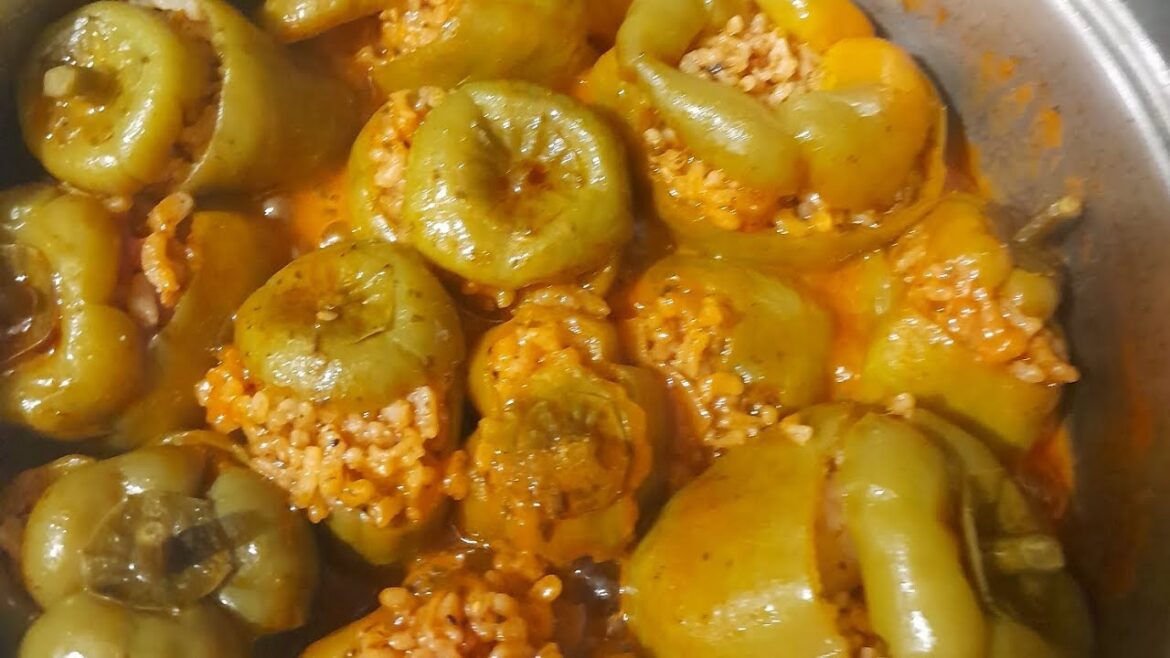Lokum Gibi Zeytinyağlı Biber Dolması Tarifi Tencere Yemeği Sevenlere