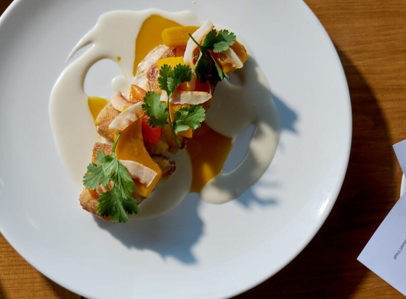 Fish with coconut and kalamansi