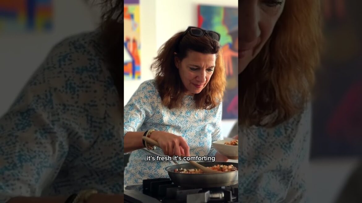 Greek Salad Kritharoto (Orzo Risotto) | Easy Mediterranean Recipe from Athens Cookbook