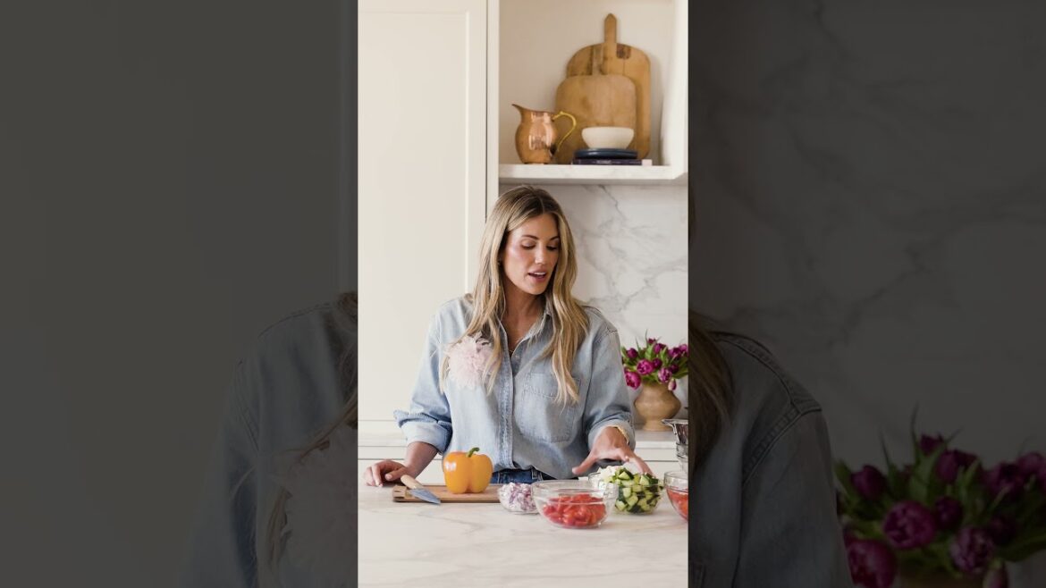 Greek Halloumi & Chicken Salad | Around the Table