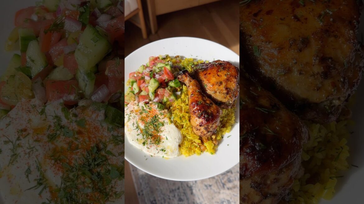 Mediterranean Inspired Chicken and Rice Bowl