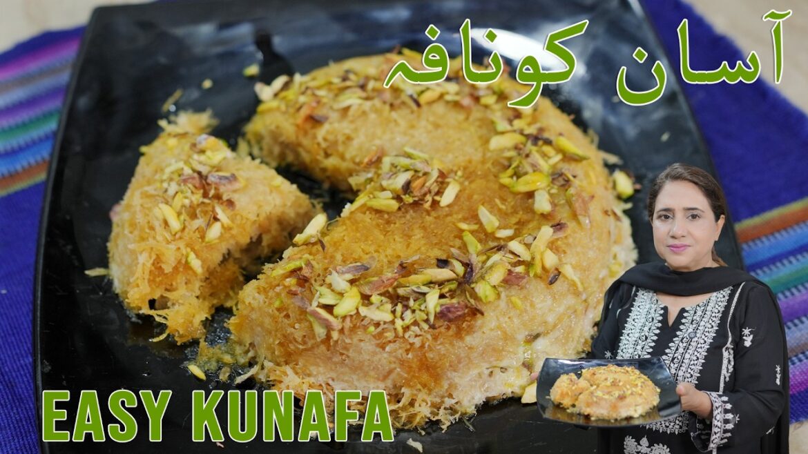 Kunafa in Minutes | Simple & Delicious Dessert at Home Chef Rida Aftab