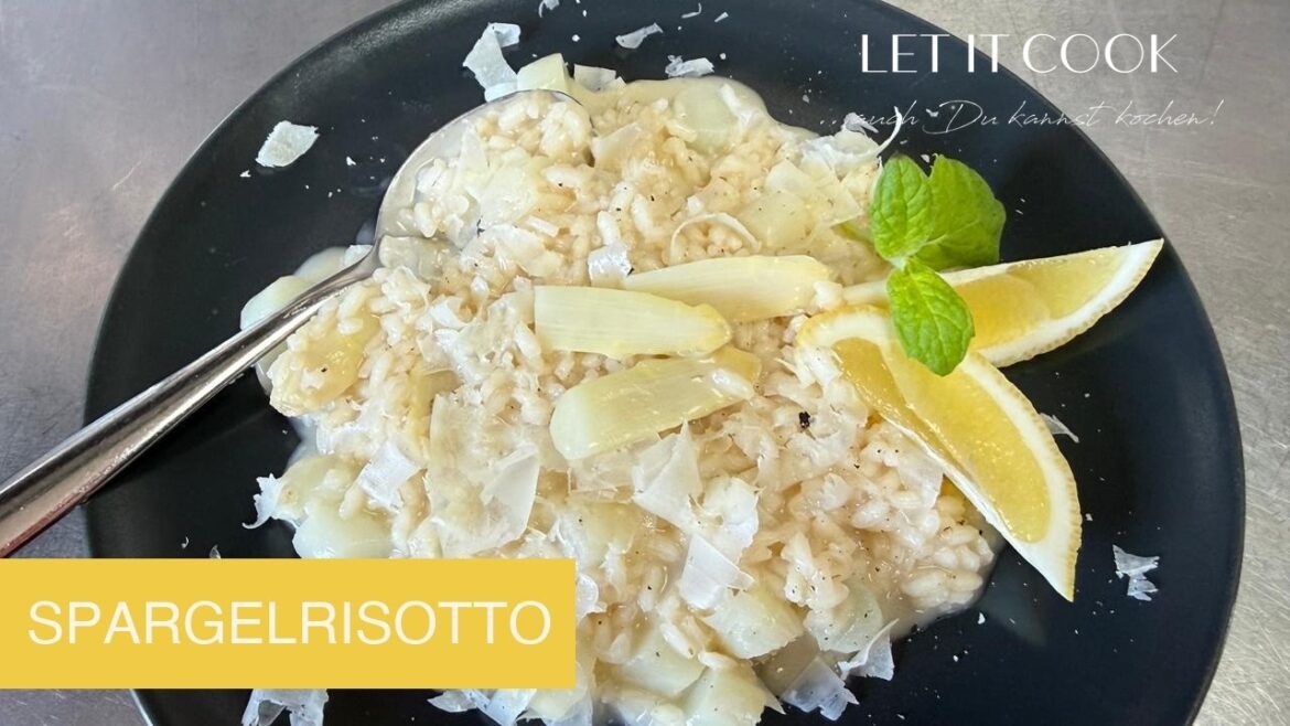 Klassisches Spargelrisotto
