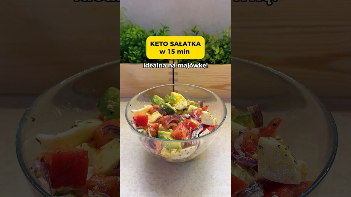 KETO SAŁATKA NA MAJÓWKĘ w 15 min