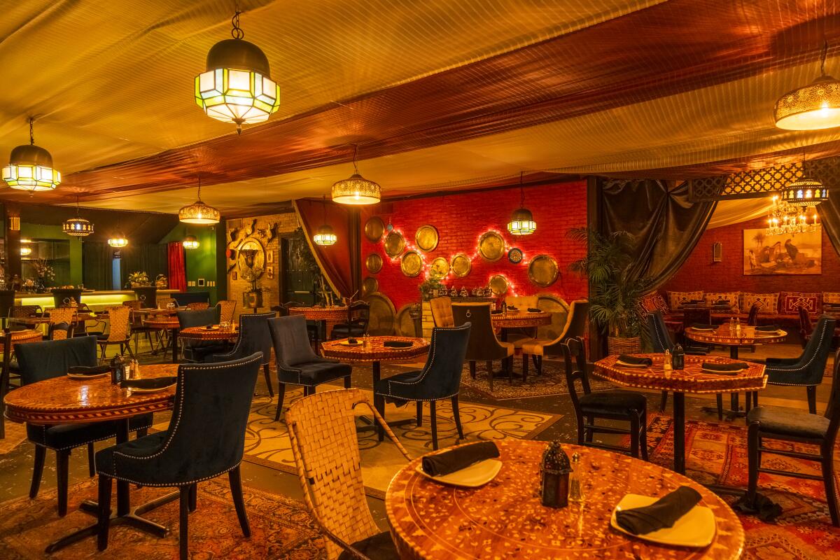 Anaheim's Marrakesh Restaurant recreates the magic of an original location in Costa Mesa.
