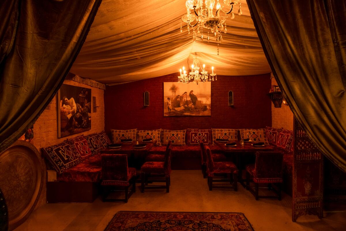 Marrakesh features a Moroccan-inspired space filled with vibrant colors and plenty of lounge areas.