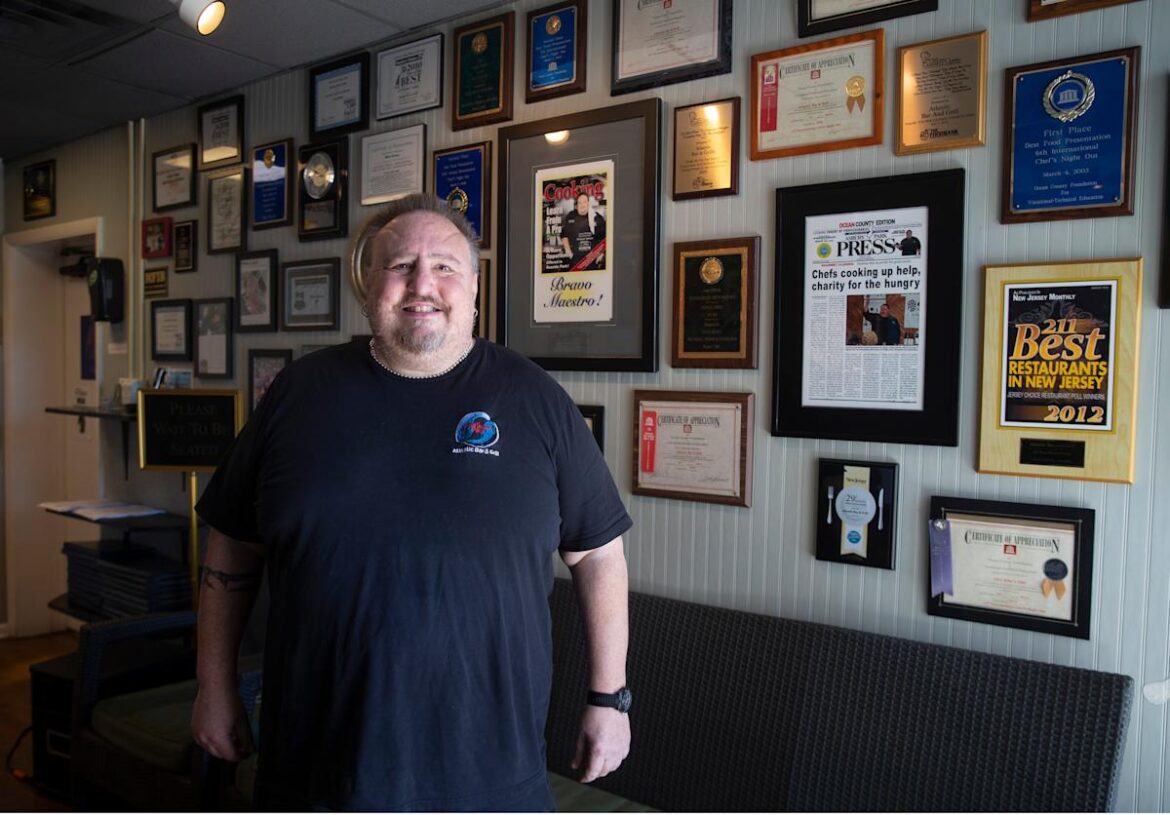 Chef and owner Mike Jurusz is pictured inside Chef Mike's ABG in South Seaside Park in 2021.
