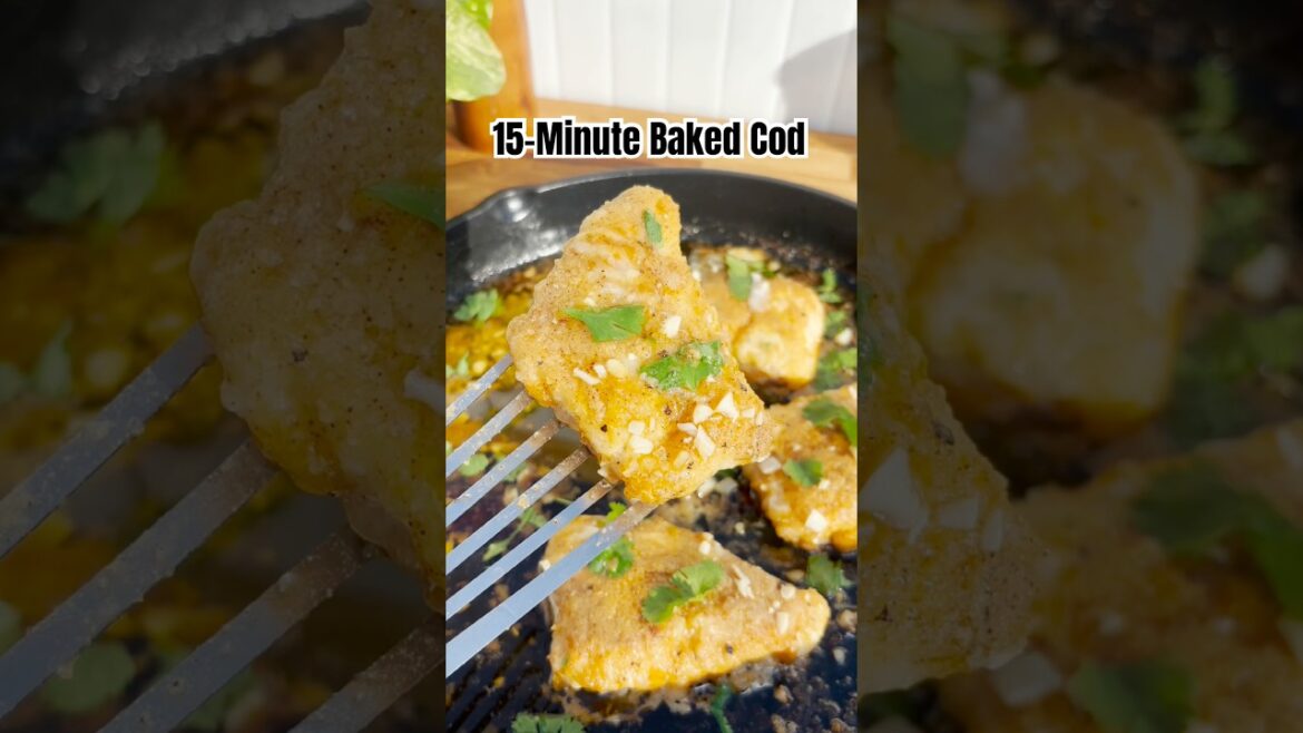 15-Minute Baked Cod (Easy Fish Recipe!) #fishrecipe 15-Minute Baked Cod (Easy Fish Recipe!) #fishrecipe