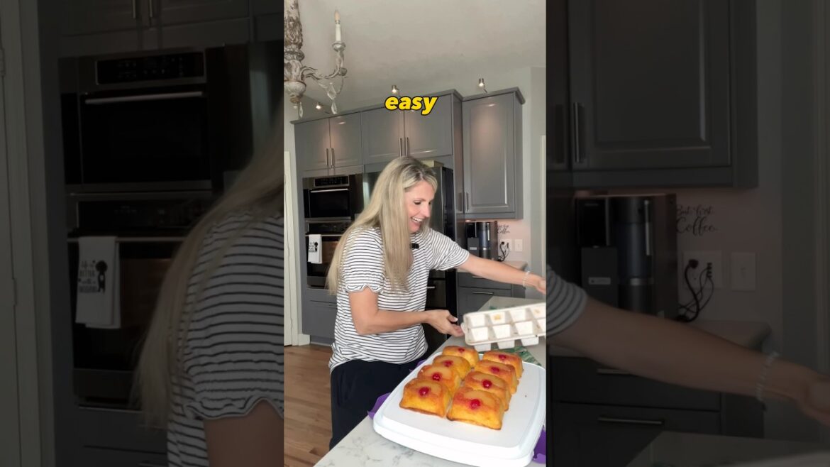 Mini Pineapple Upside Down Cake