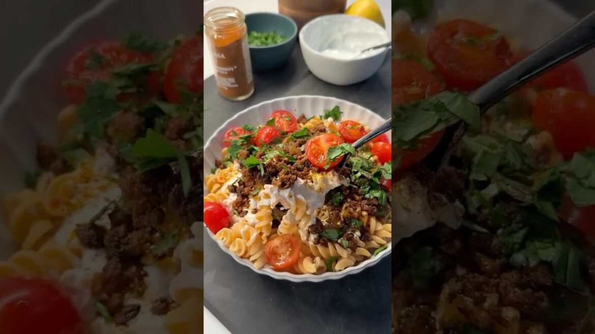 VIRAL TURKISH PASTA but high protein, and low carb!