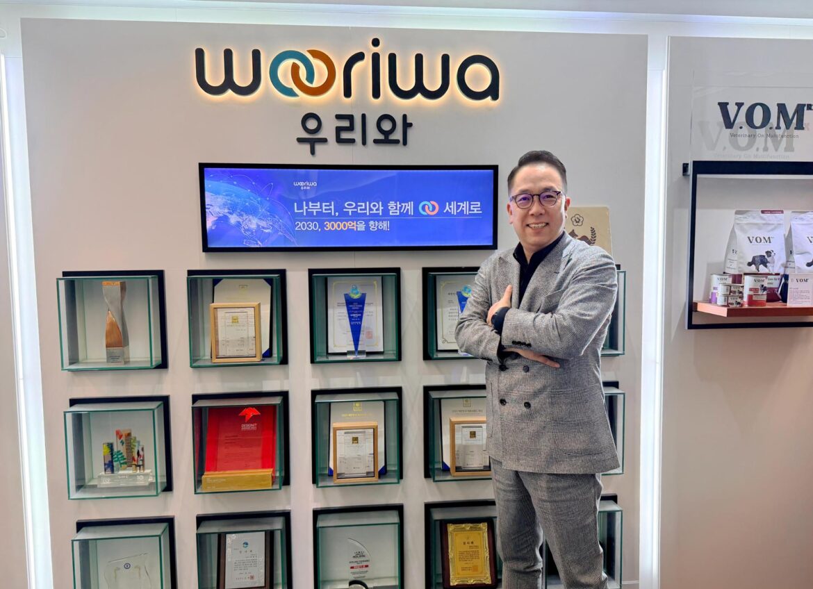 Wooriwa CEO Choi Kwang-yong poses at the company