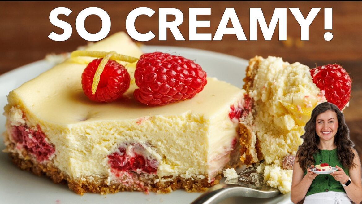 Easy Raspberry Lemon Cheesecake Bars