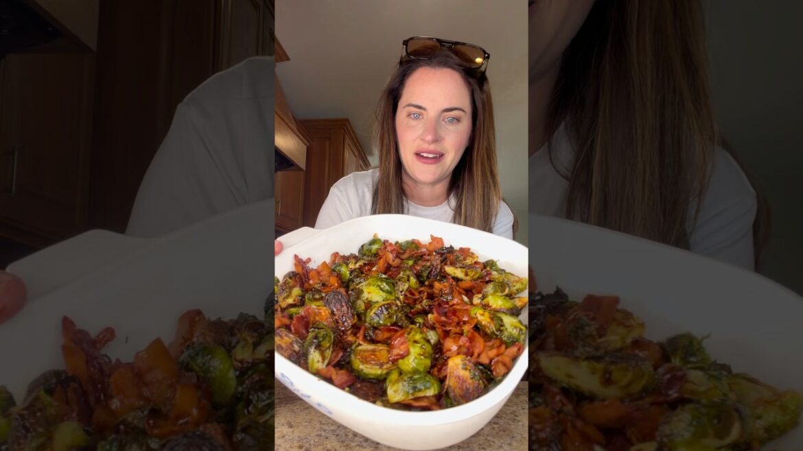 #brusselsprouts #bacon #sidedish #veggies #vegetables #dinner #cooking