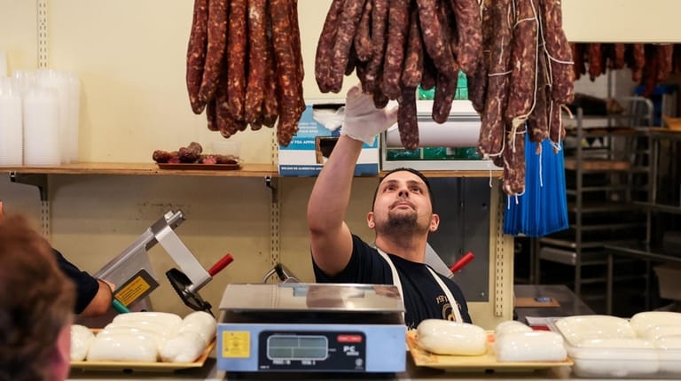 There are homemade sausages, sauces, soups, entrees, homemade fresh pasta...