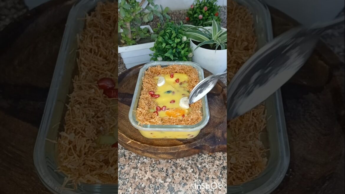 Custard kunafa Recipe #ashortaday #shorts #ashortaday