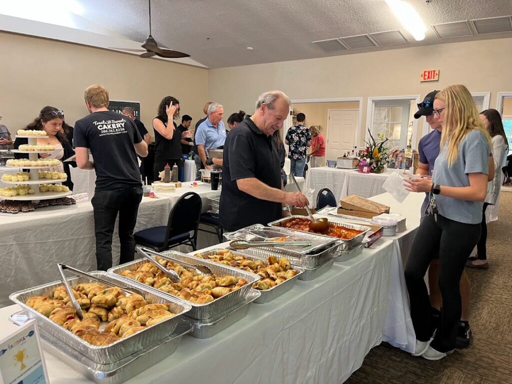 Sample your way through A Tasteful Affair in Port Orange Guests sample offerings from various local restaurants and caterers at a previous Tasteful Affair event, hosted at Port Orange's Riverside Pavilion.