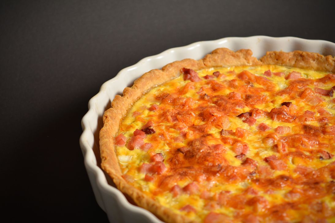 Quiche Lorraine: A butter crust and savory egg custard make this a winning dish.