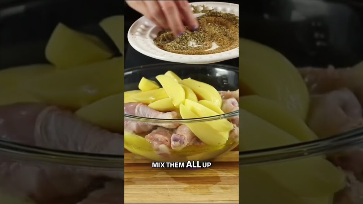 Easy Greek Chicken Drumsticks & Potatoes Sheet Pan Dinner!