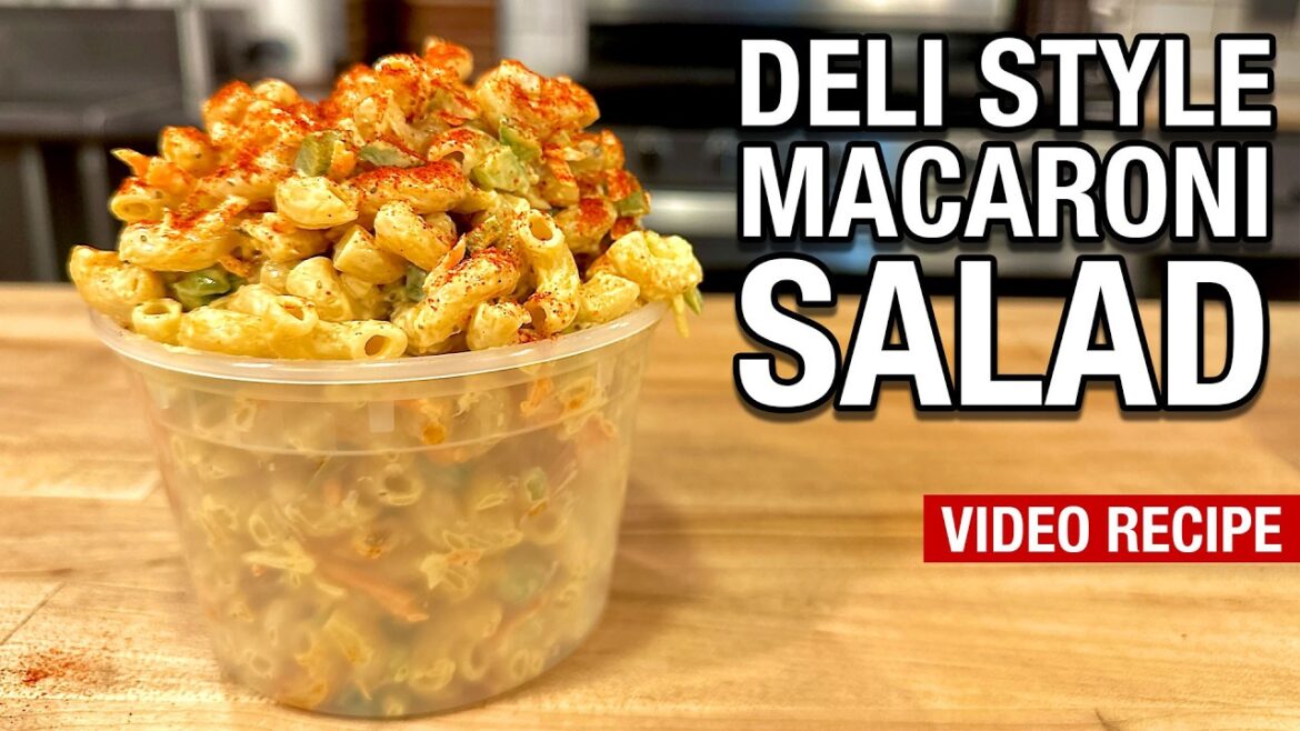 Homemade Macaroni Salad That Tastes Better Than Store-Bought!