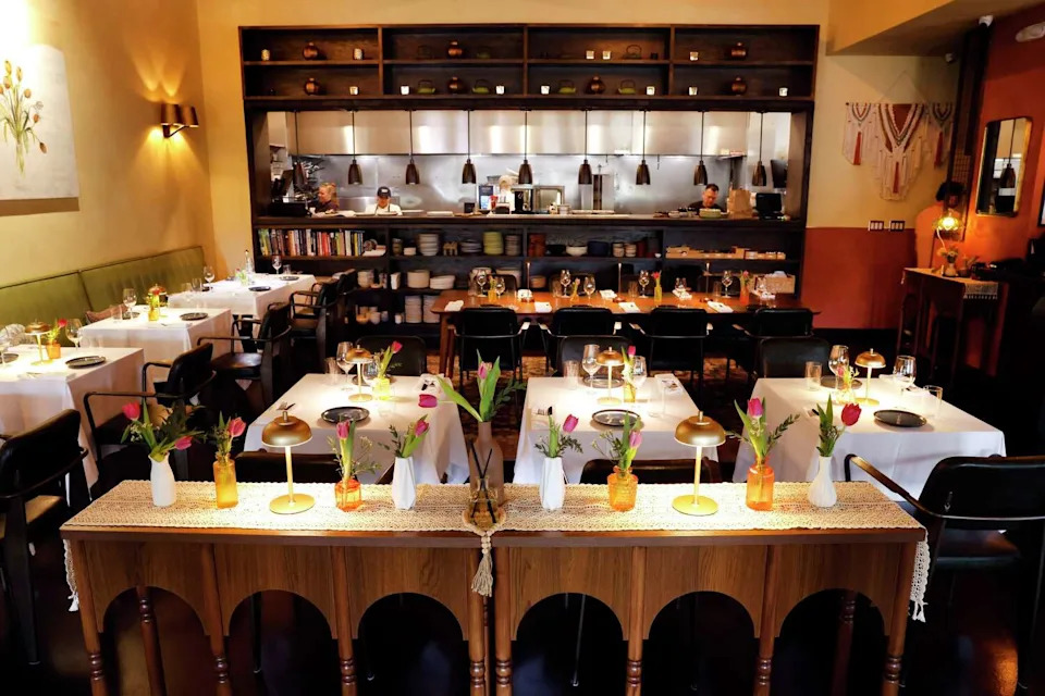 Chef-owner Onur Akan at Alara in Dallas wants his Mediterranean restaurant to feel comfortable, like his living room. (Tom Fox/The Dallas Morning News)