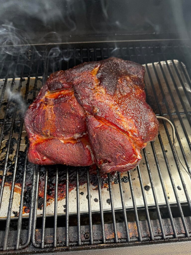 First time smoking Pork Shoulder