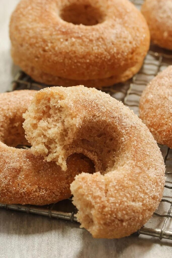 Cakey apple cider donuts
