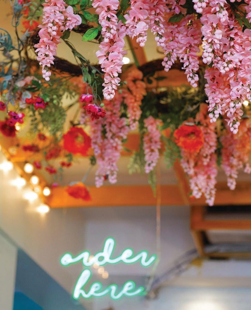 Lulu's features a floral paradise through May 17.