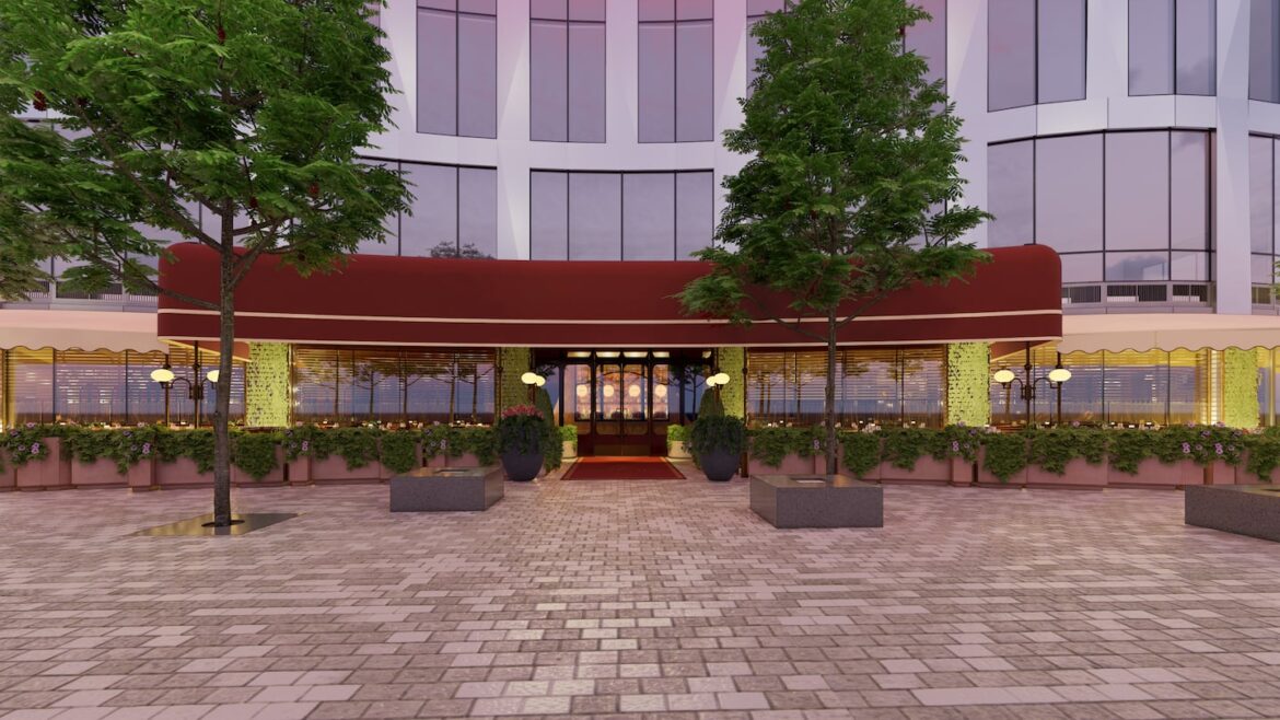 A rendering of Le Boulevard, opening in the Seaport in 2027.