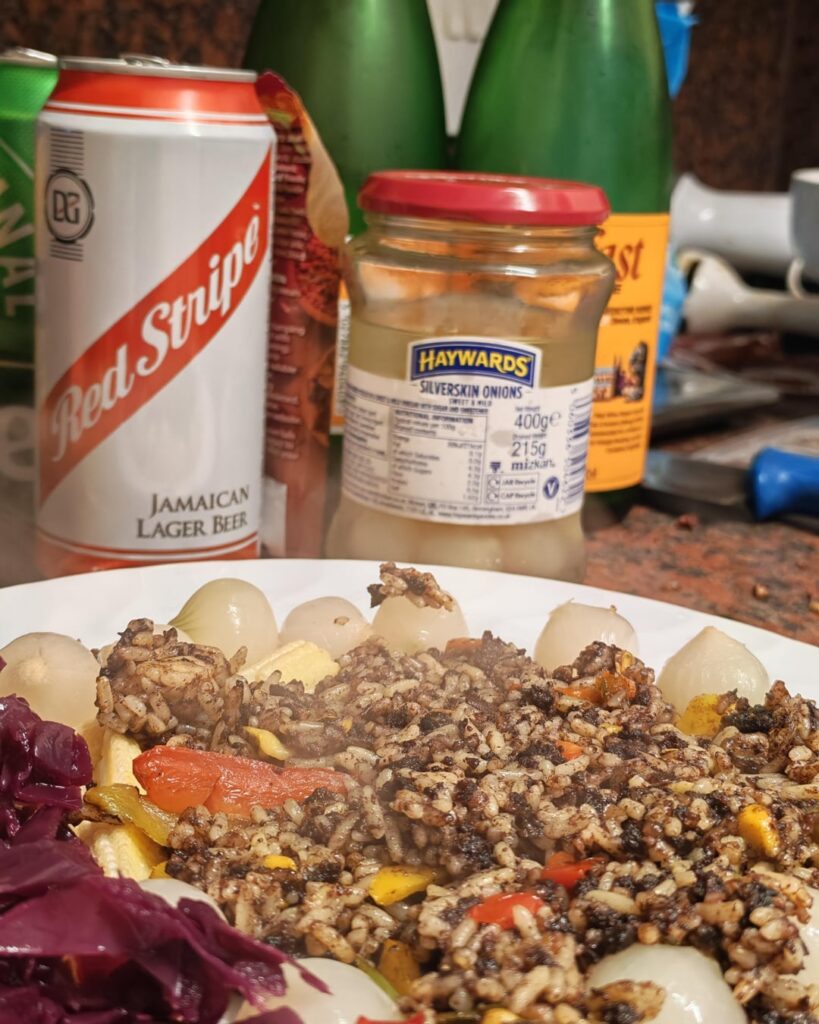 Black pudding fried rice