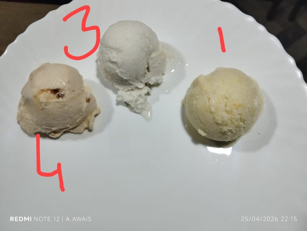 Starting an ice cream business helps with the recipe