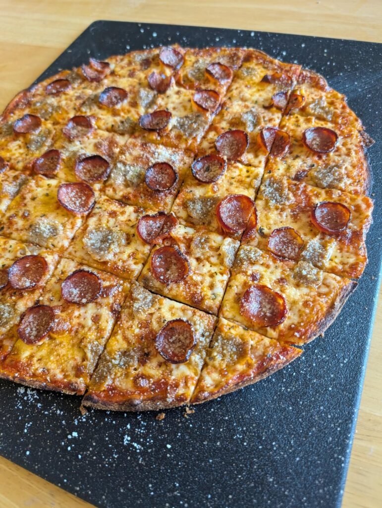 [Homemade] Sausage and Pepperoni Pizza