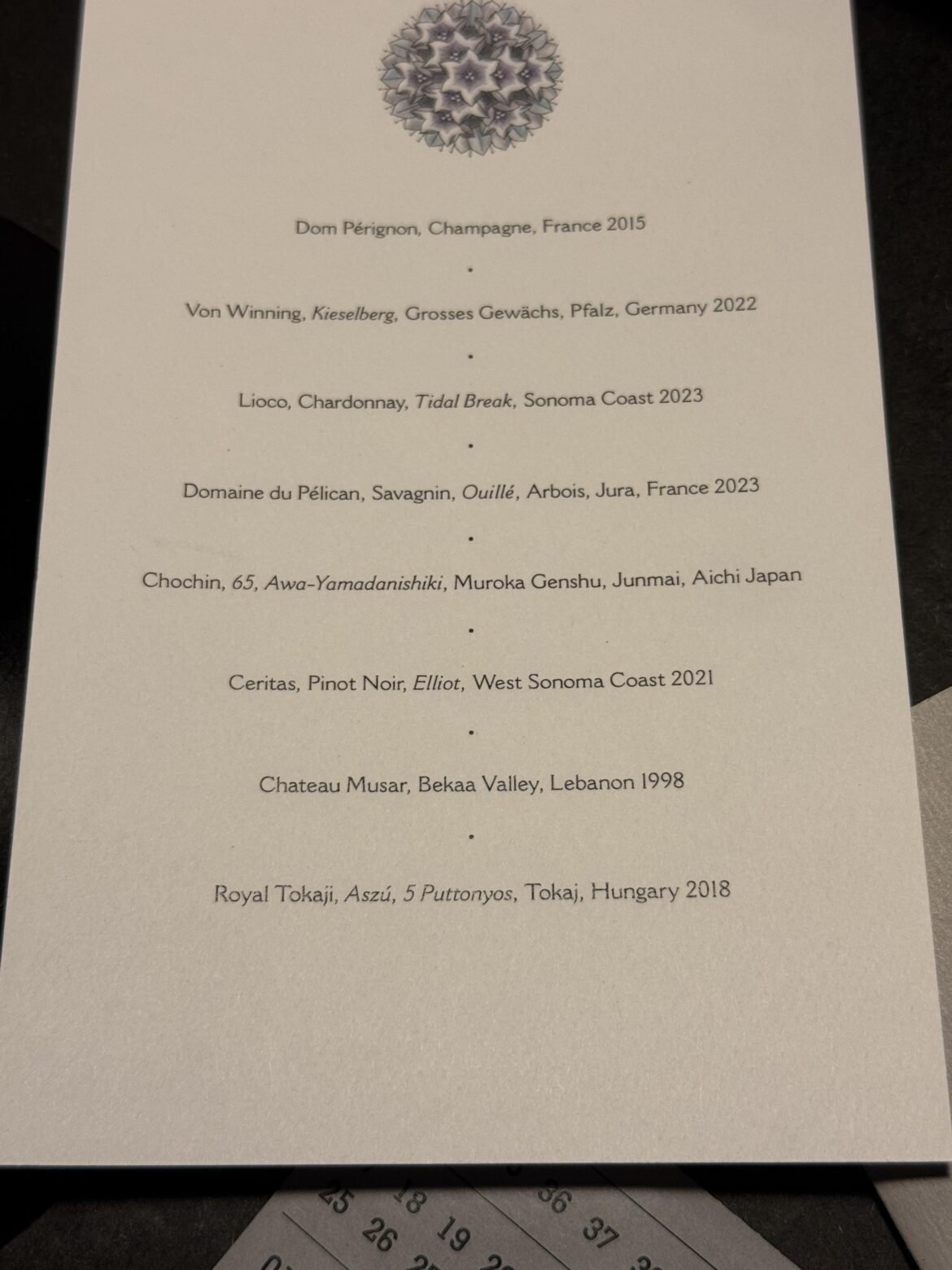 Single Thread Nightly Wine Pairing 4/3/26