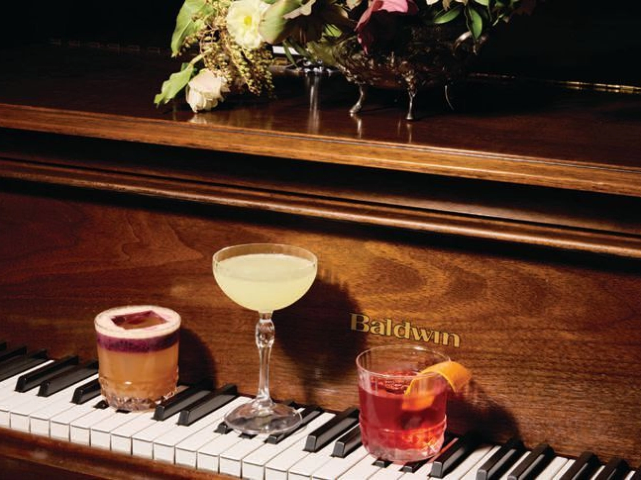 A pianist often plays at The Big Four. PHOTO BY BROOKE FITTS