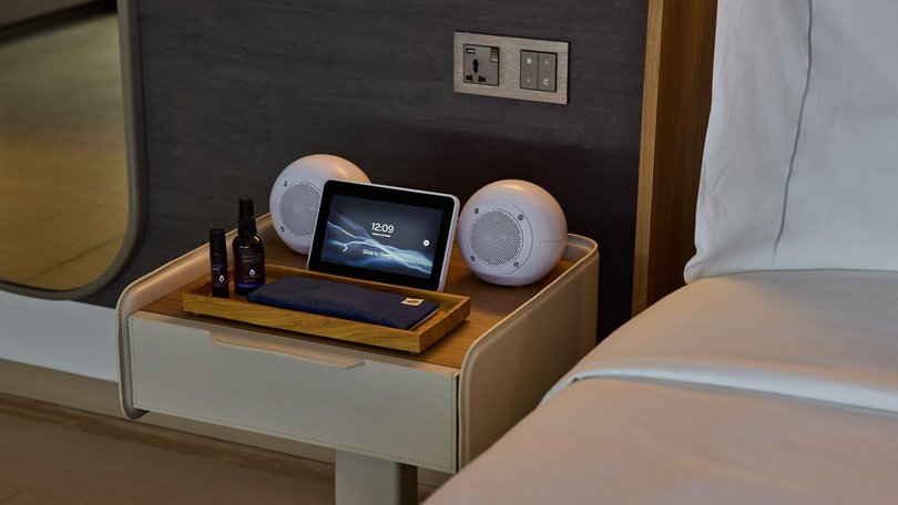 Bedside tech at Como Hotels.