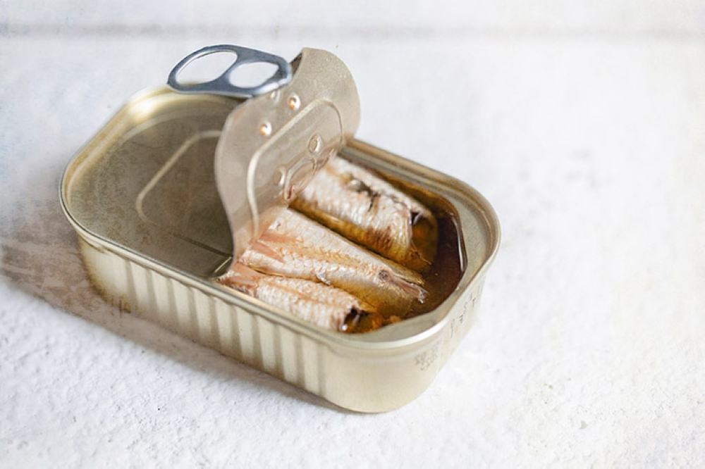 Sardines packed in extra virgin olive oil. — Picture by CK Lim