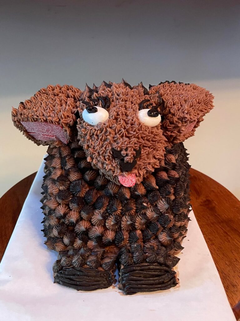 My lamb cake didn’t win, but I thought I would share him here anyway!