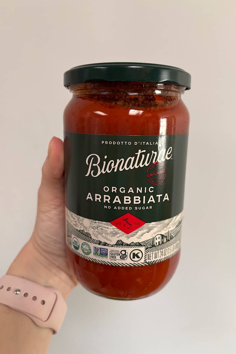 Bionaturae Organic Arrabbiata Pasta Sauce.