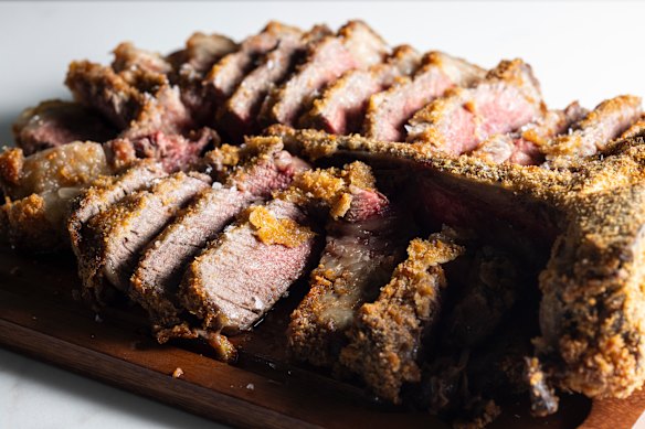 Made In Casa claims to be the only restaurant serving bistecca fritta in Melbourne.