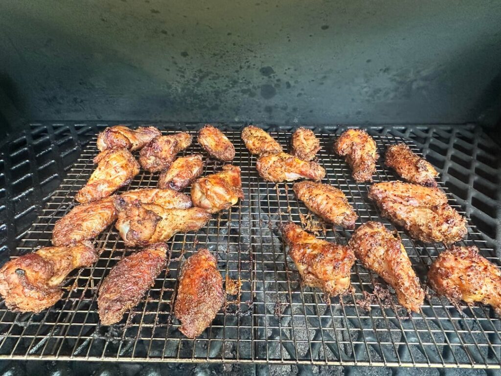 First time smoking chicken wings