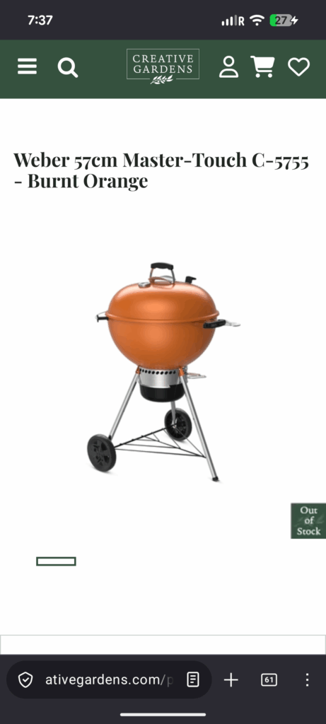 Well fellas, I'll be joining you soon. Finally bought my first BBQ at 36 years old :0