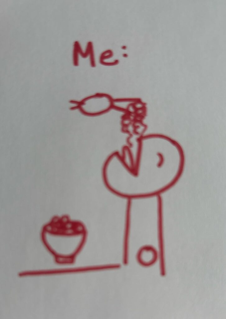 How do you eat ramen without looking weird?