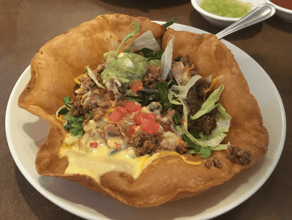 Big Honkin Beef Reynosa Salad and a Watermelon Margarita