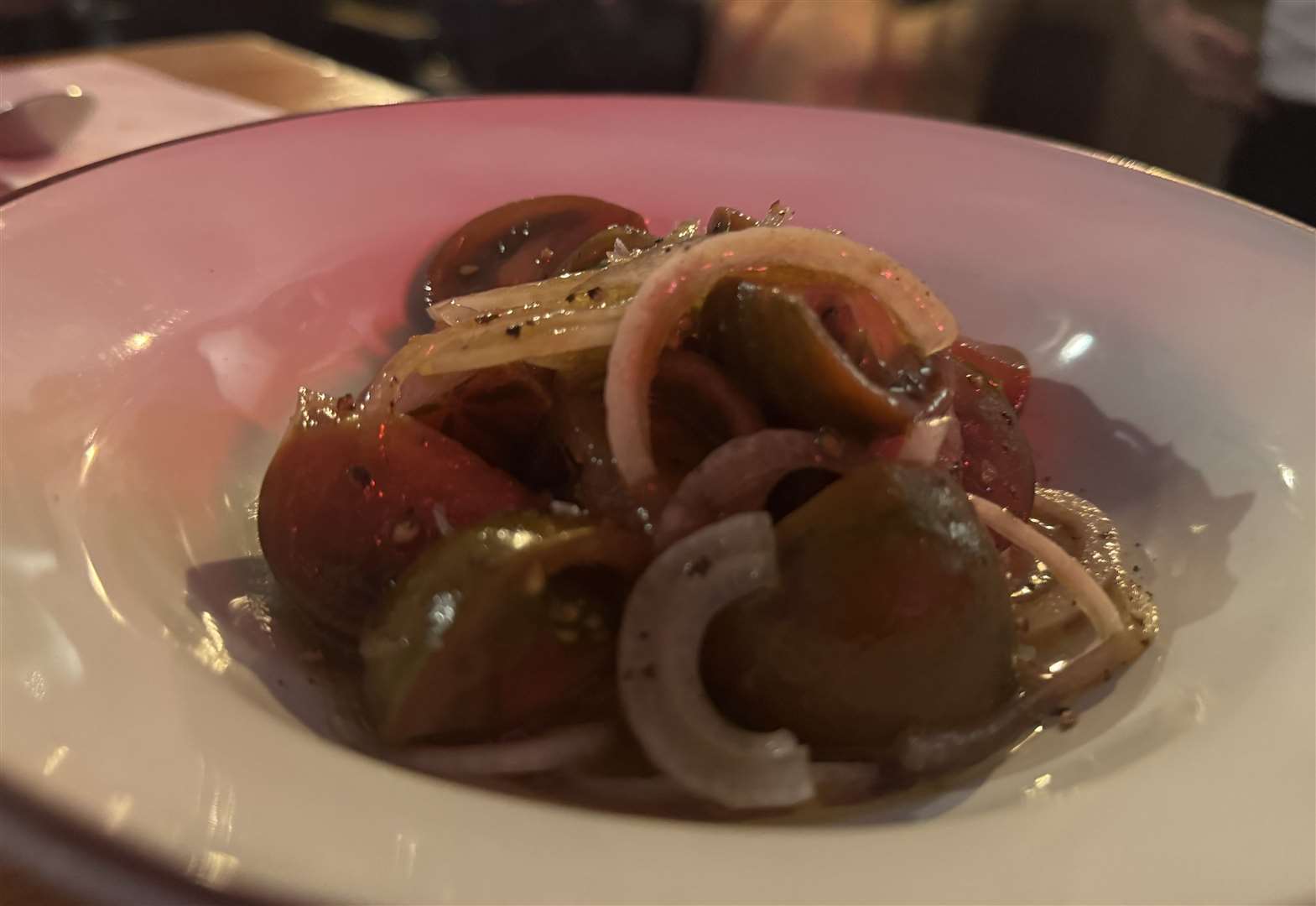 Winter tomato salad was another winning dish. So simple but so tasty