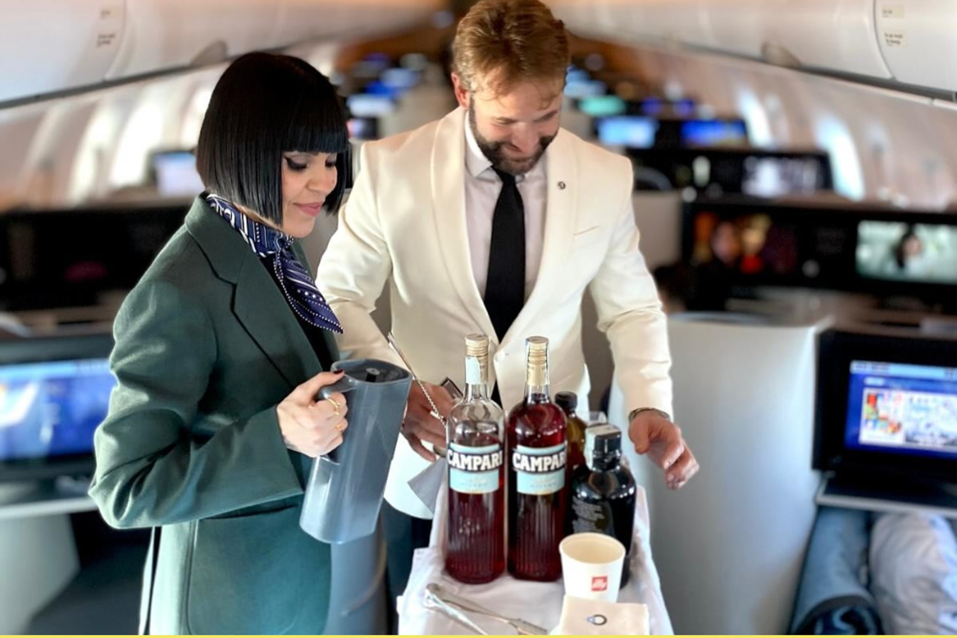 La Compagnie serves top-tier wine labels aboard.