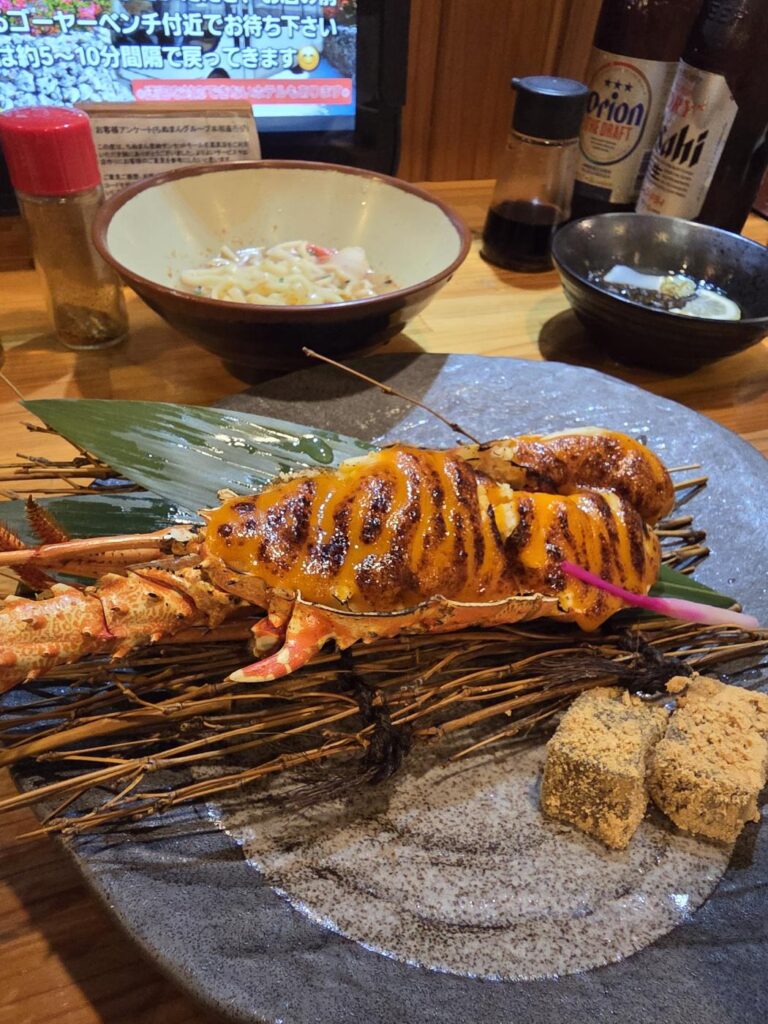 This lobster plating
