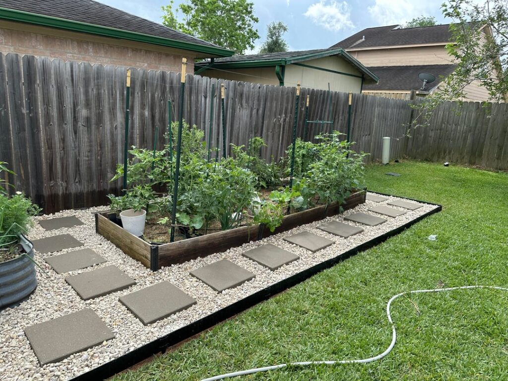 Gave my garden a glow up.