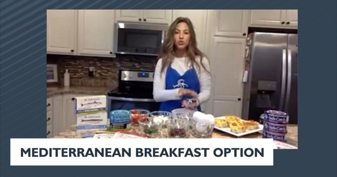 Safe Catch Chef Kelsey Murphy joins News 8 Now This Morning with Mediterranean Diet breakfast recipe | Food