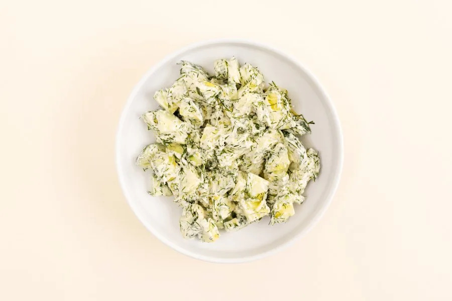 Cucumber salad. (Courtesy: Jess Kearney)