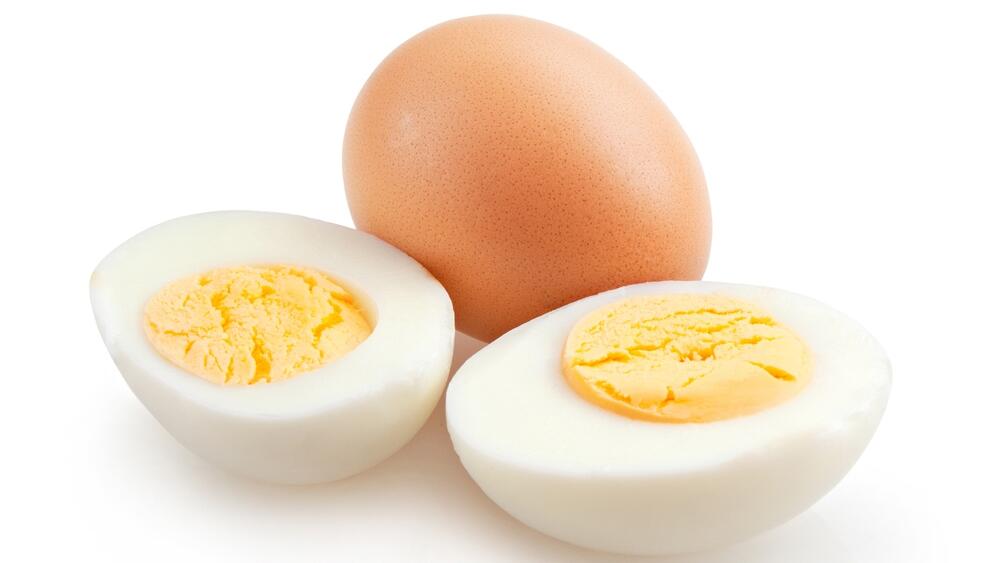 No more than two a day. Hard-boiled eggs 