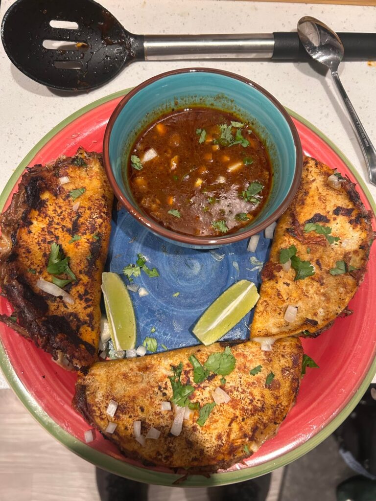 First time Birria tacos